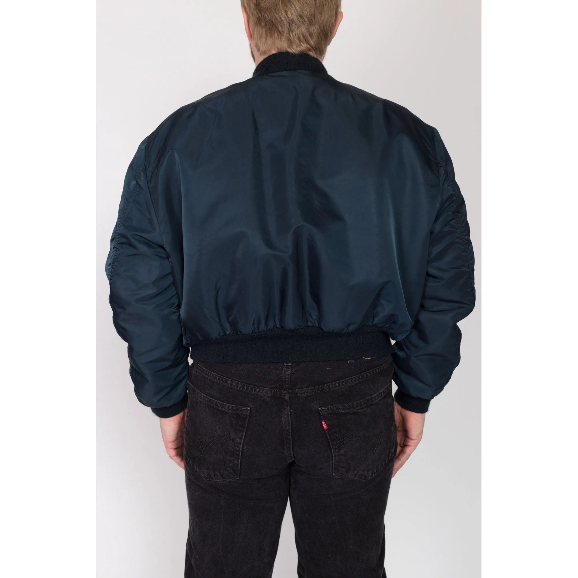 2X 90s MA-1 Reversible Bomber Flight Jacket