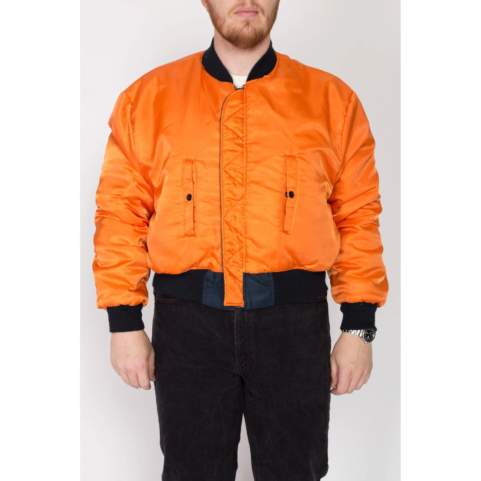 2X 90s MA-1 Reversible Bomber Flight Jacket