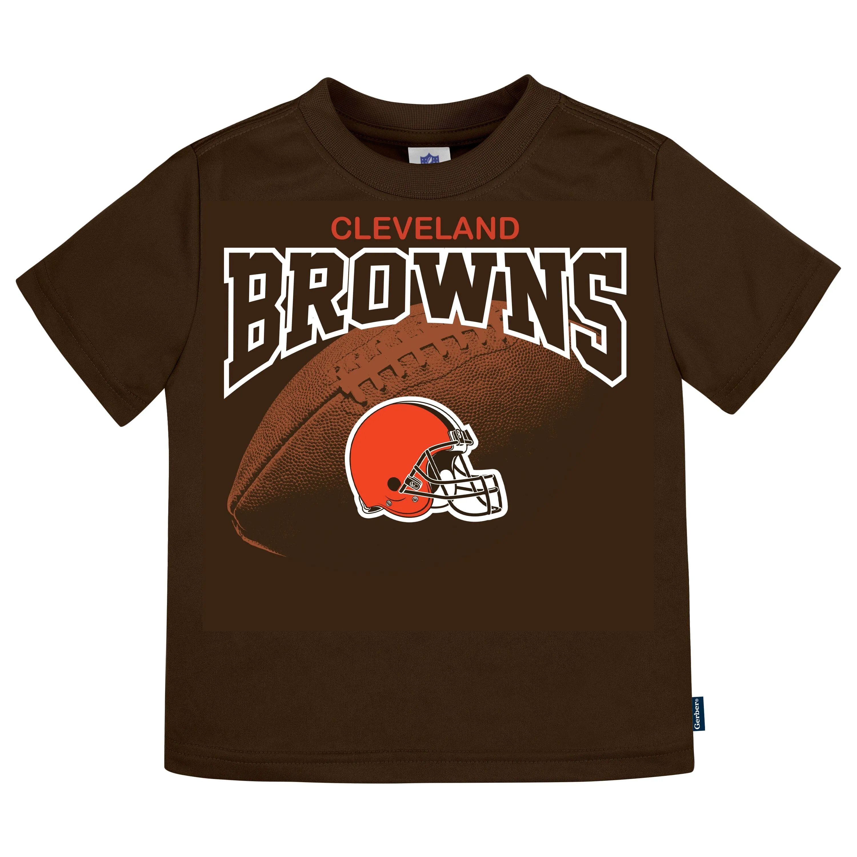 3-Pack Baby & Toddler Boys Browns Short Sleeve Shirts