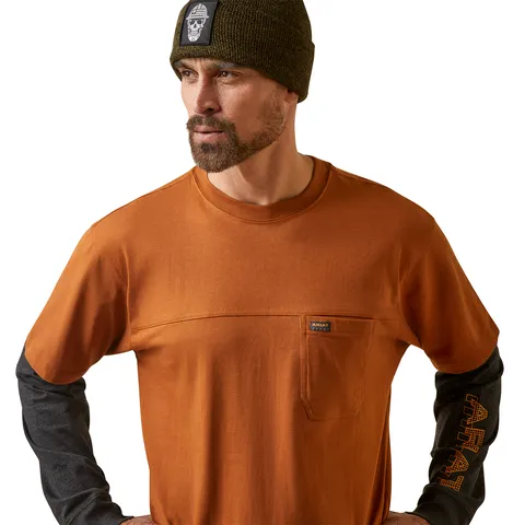 Ariat Men's Rebar CottonStrong Dually Long Sleeve T-Shirt