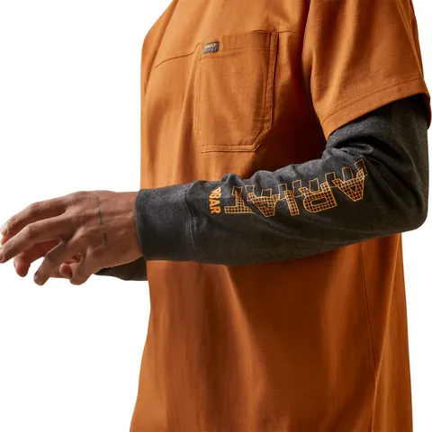 Ariat Men's Rebar CottonStrong Dually Long Sleeve T-Shirt