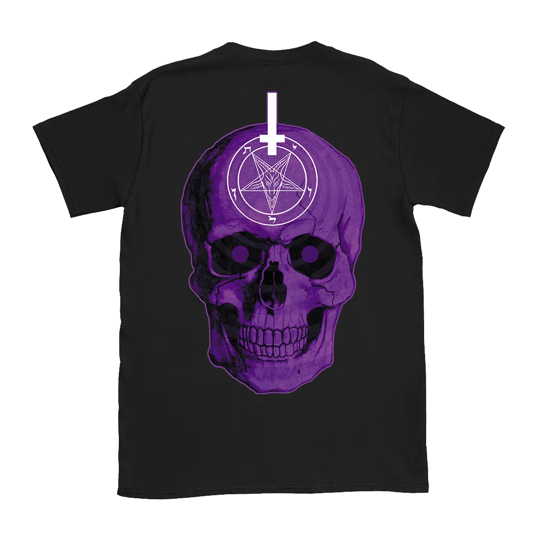 Black Spell - Purple Skull Logo T-Shirt - Black