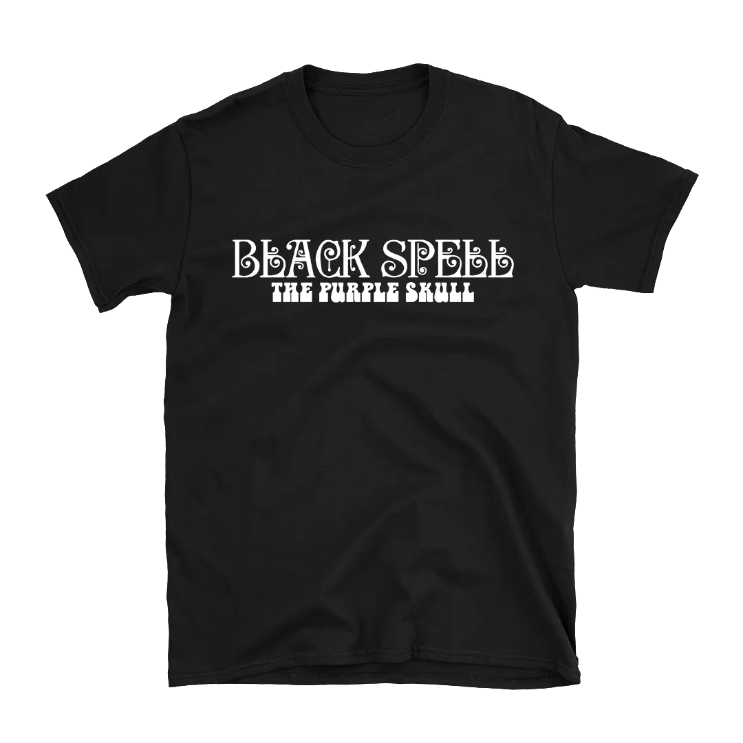 Black Spell - Purple Skull Logo T-Shirt - Black