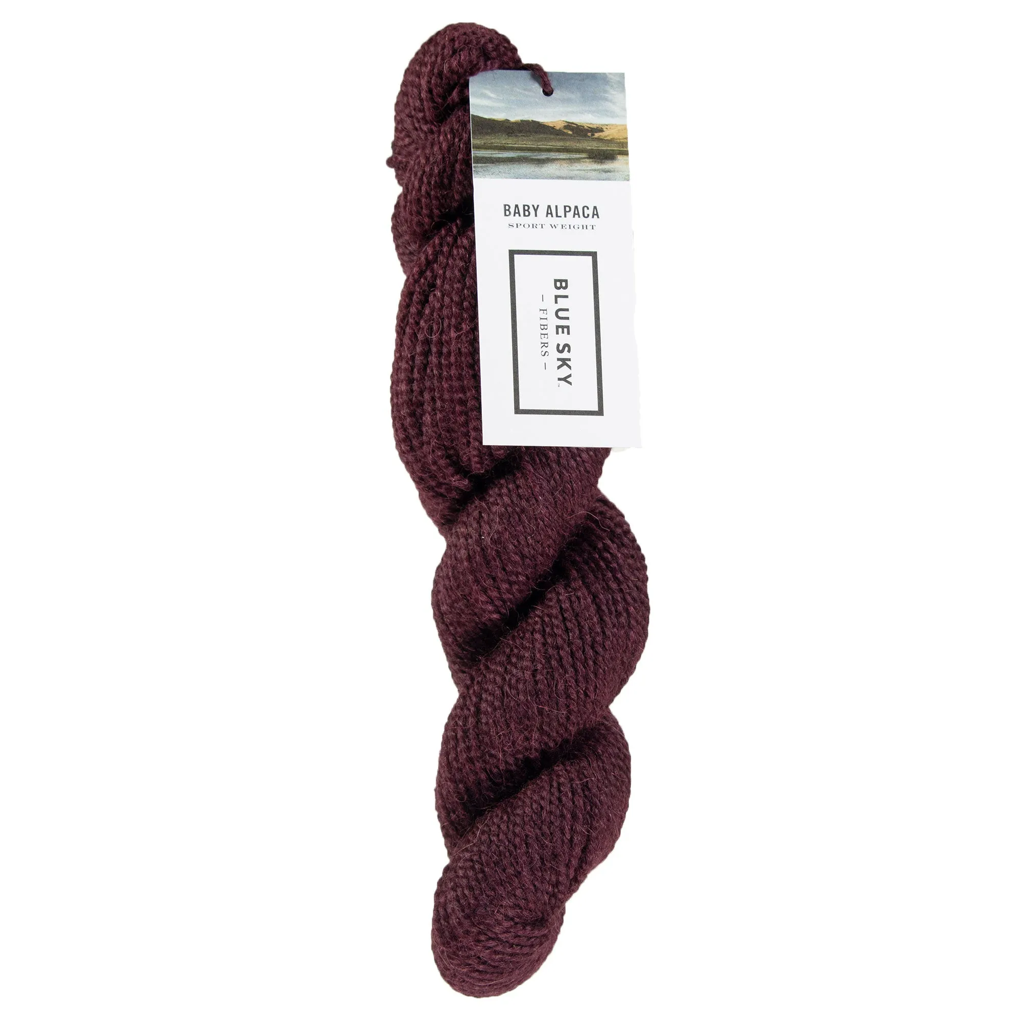 Blue Sky Fibers Baby Alpaca Yarn - 512 - Eggplant