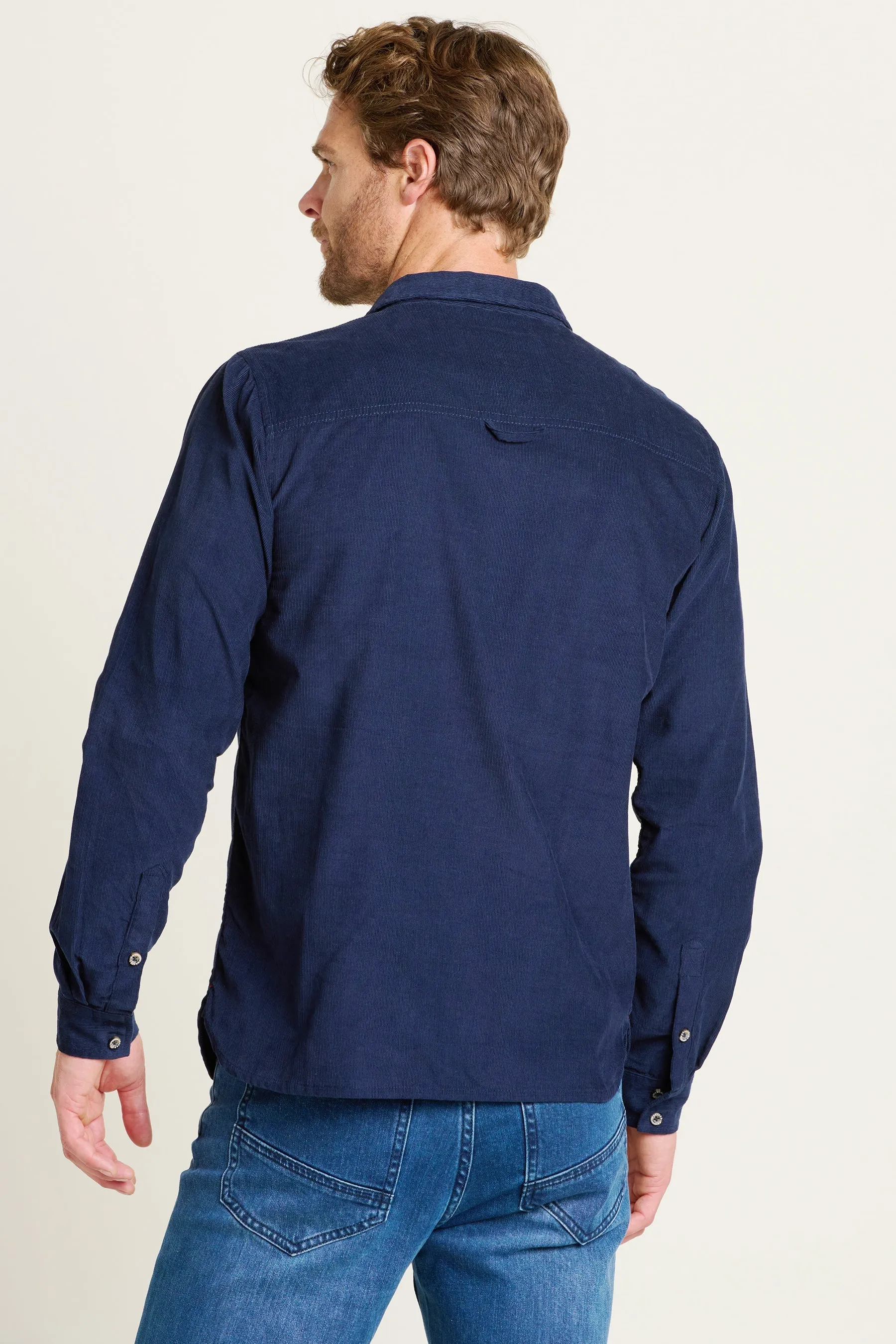 Brakeburn XXL Navy Corduroy Shirt