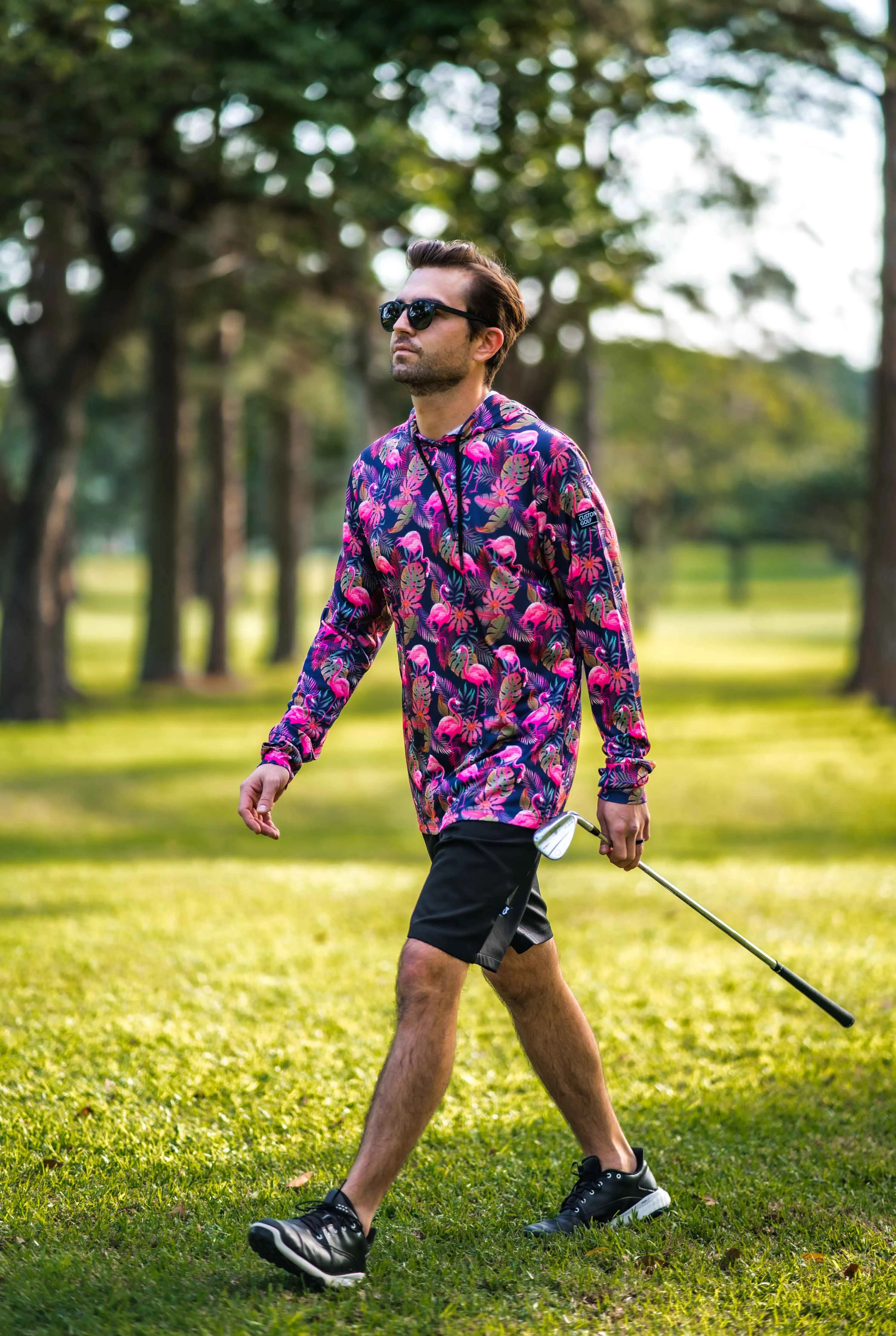 CA Light-Weight Golf Pullover Hoodie  | Vibrant Mingos