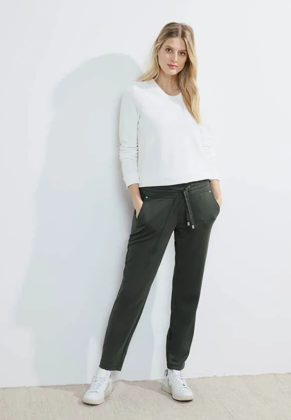 Ceci Tracey Joggers in Navy or Dark Khaki Green