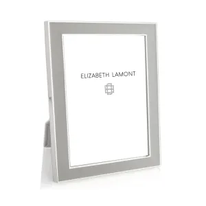 Chiffon & Silver Enamel Picture Frame