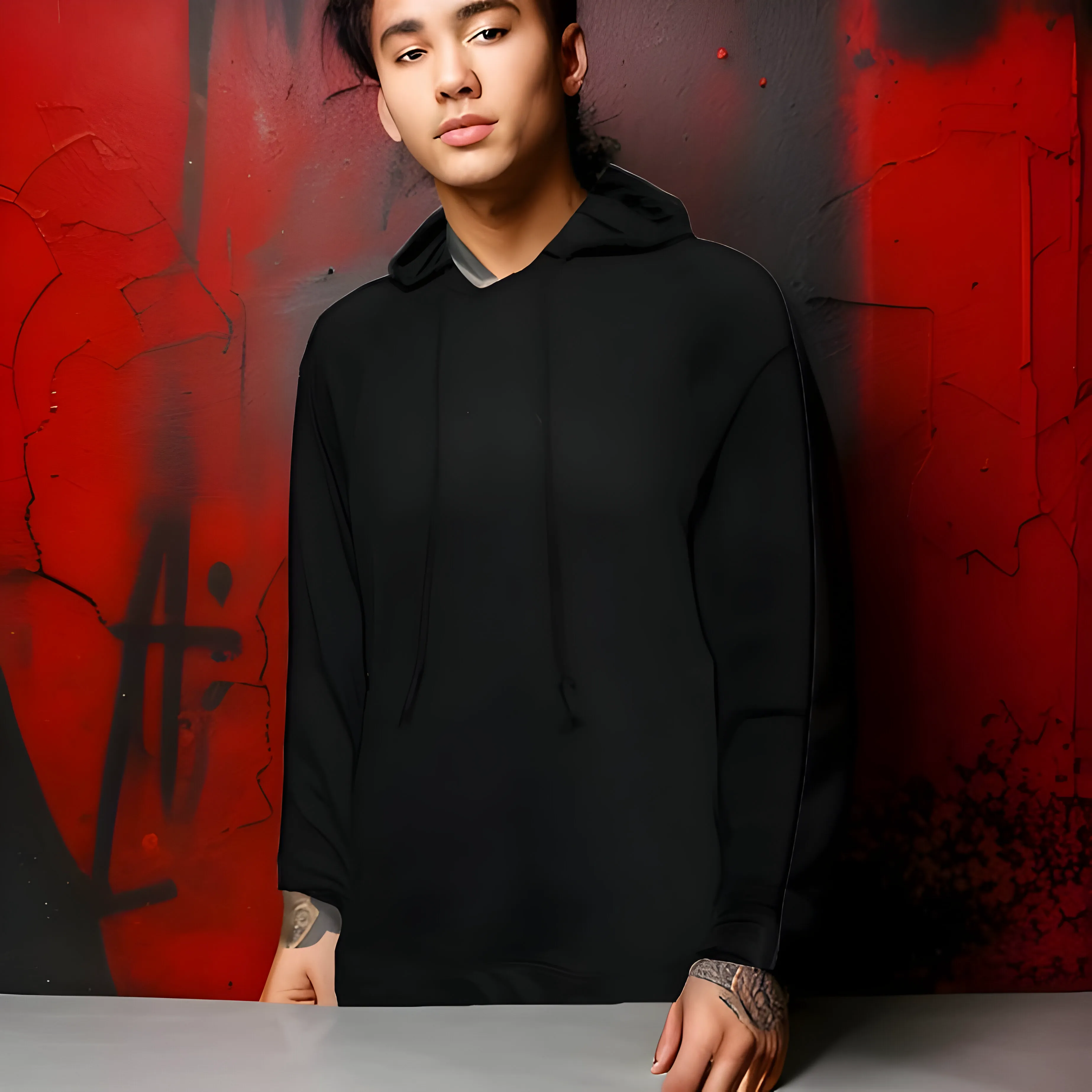 ^C.O.A.^ (BLACK) LIGHTWEIGHT PULLOVER HOODIES (SUMMER STYLE)