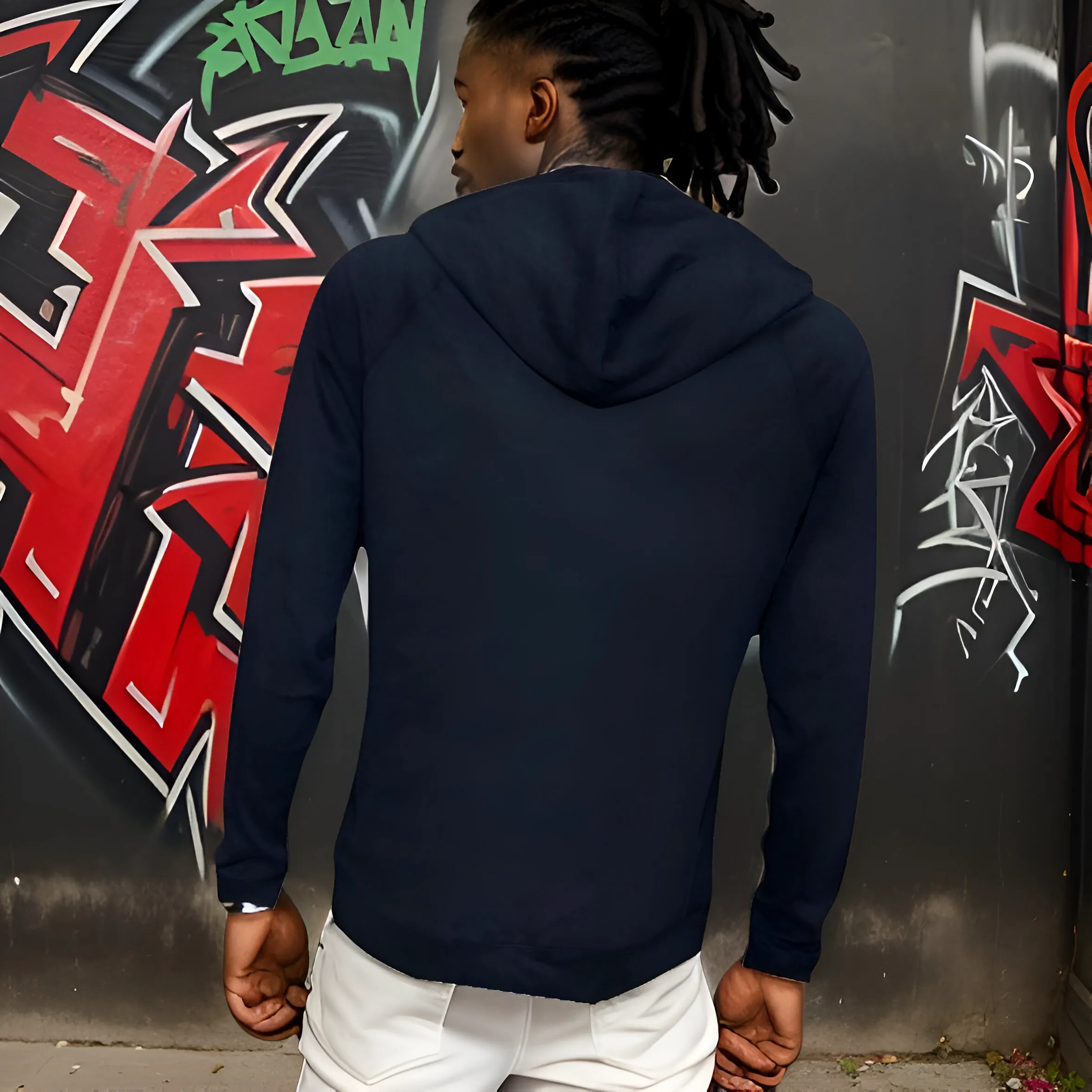 ^C.O.A.^ (NAVY) LIGHTWEIGHT PULLOVER HOODIES (SUMMER STYLE)