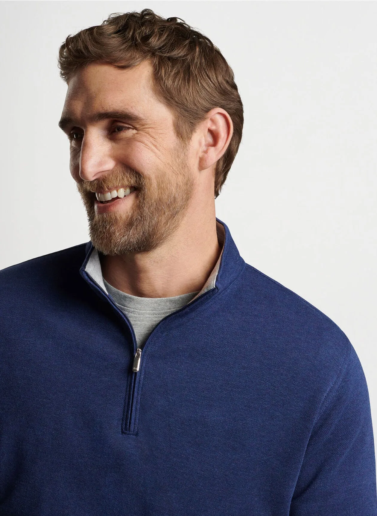 Crown Comfort Pullover in Navy by Peter Millar