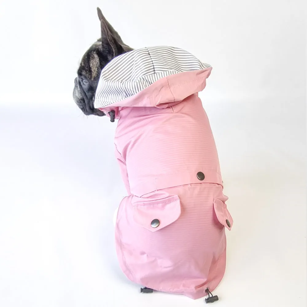 Dog Raincoat - Pink