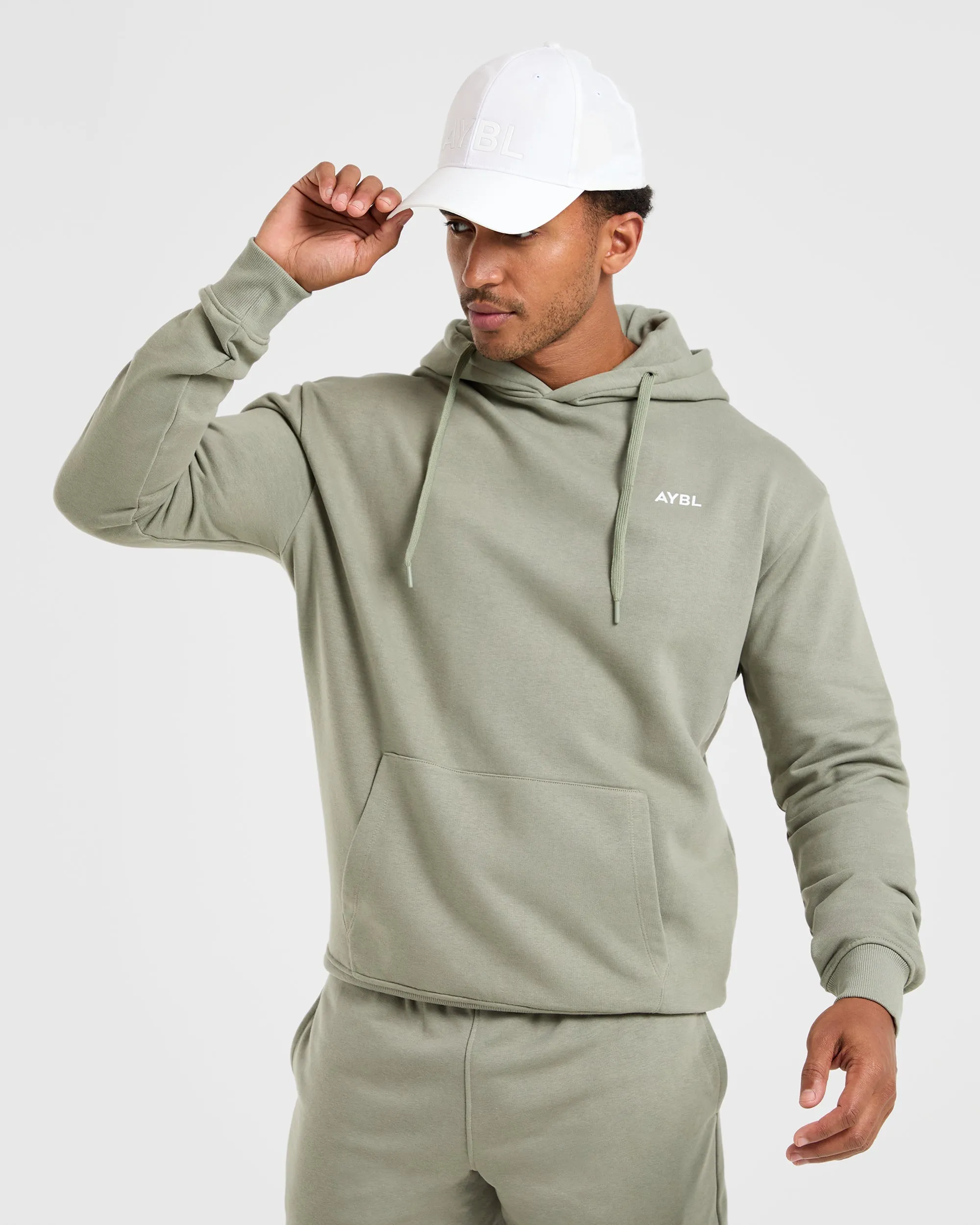 Essential Lightweight Hoodie - Washed Sage