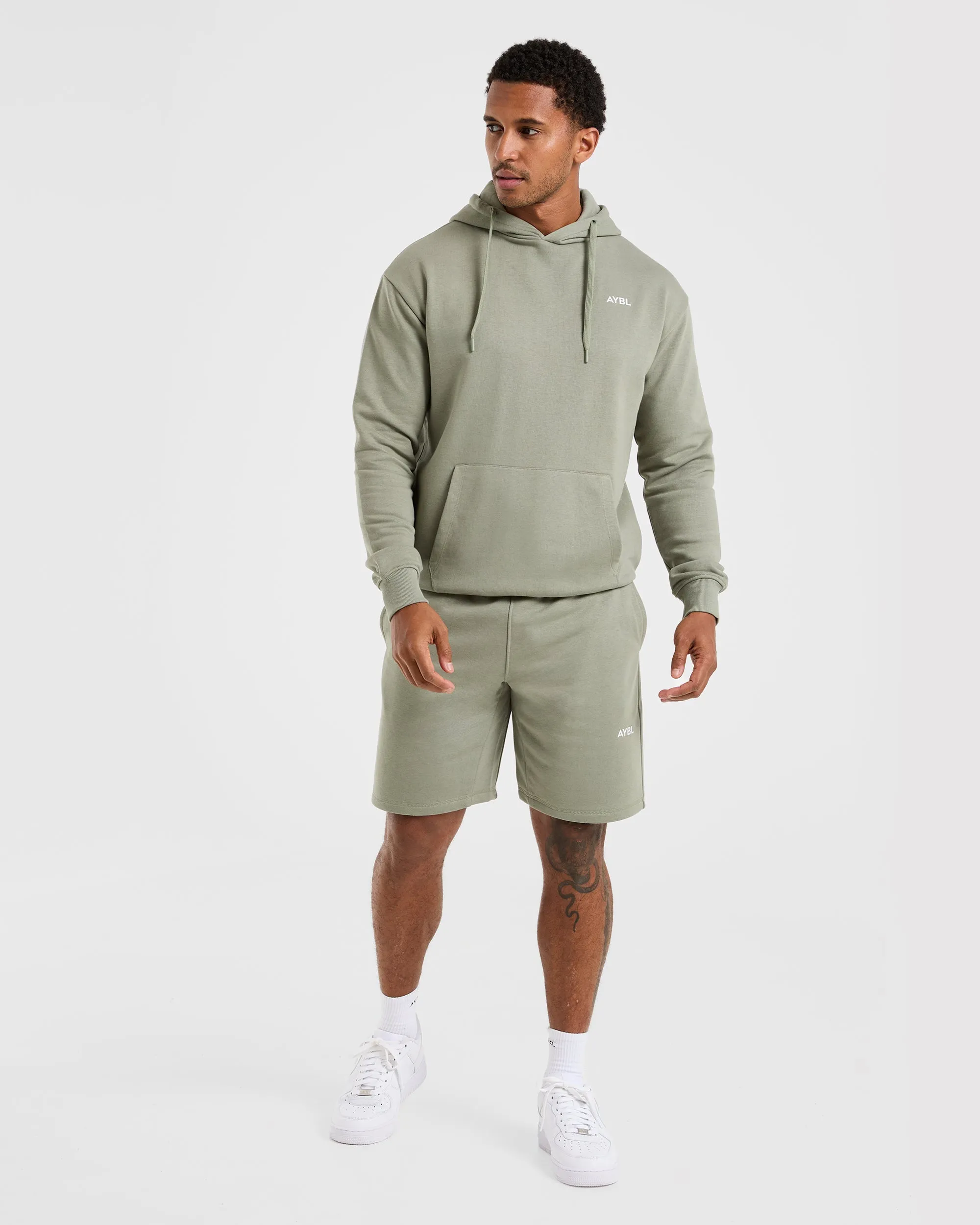 Essential Lightweight Hoodie - Washed Sage