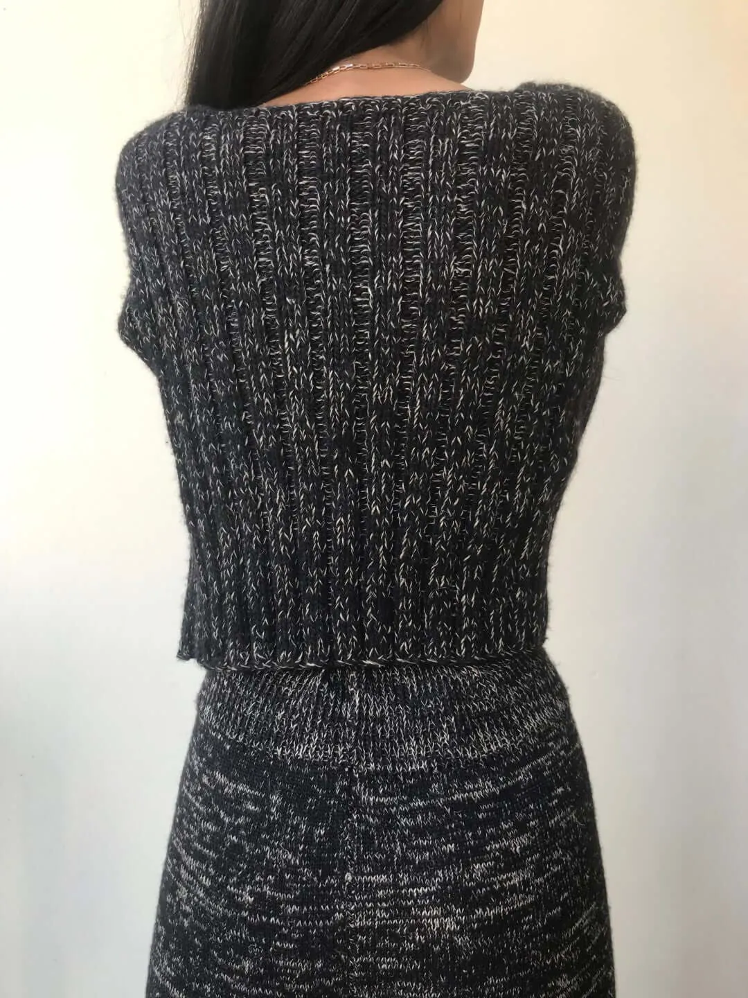 Foxys Midnight Merino Cropped Sweater