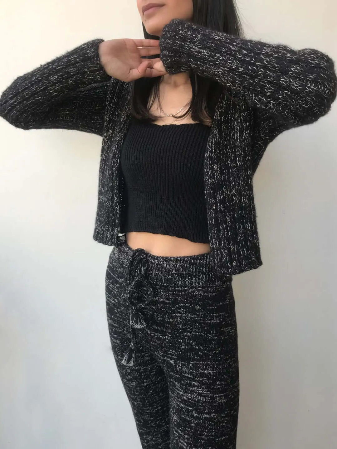 Foxys Midnight Merino Cropped Sweater