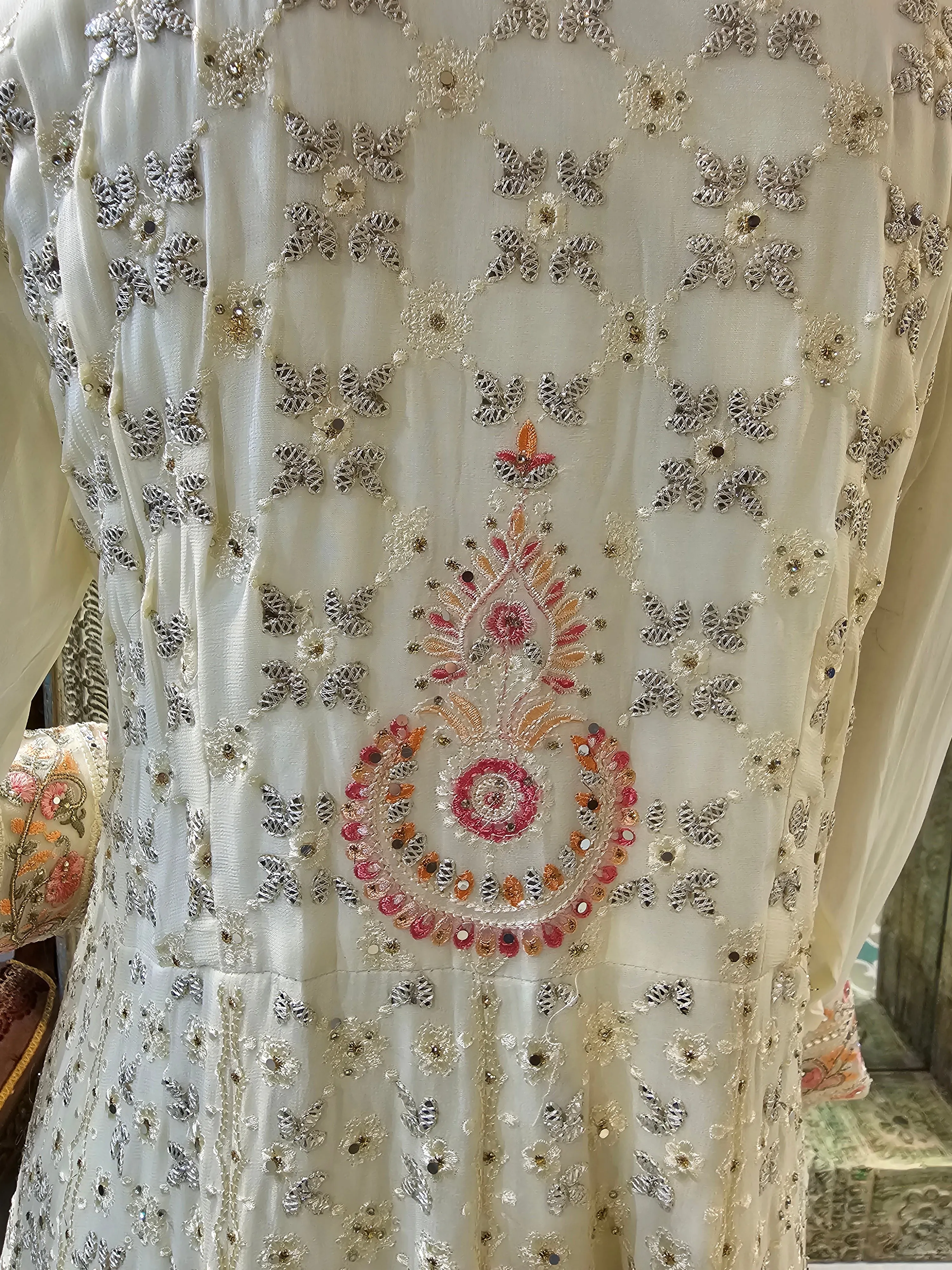 Georgette Shirt with Sharara