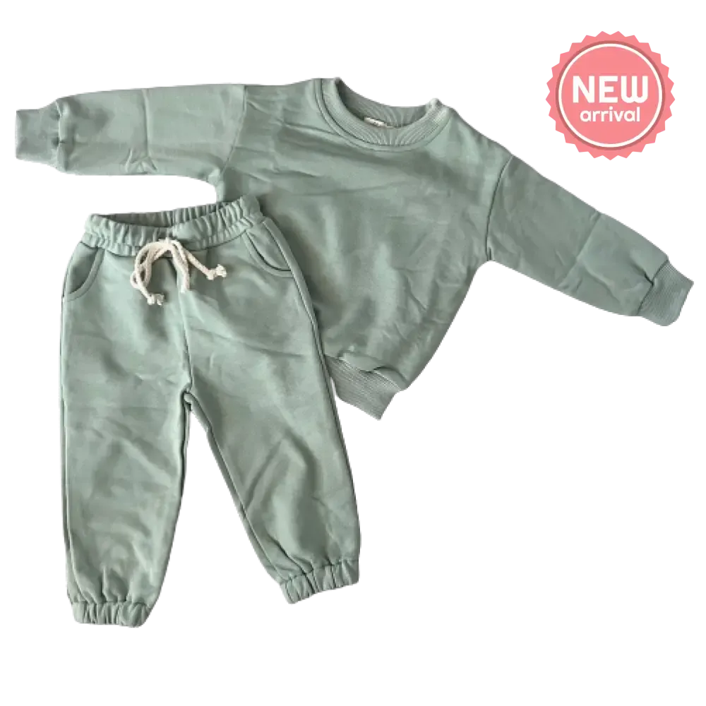 Hampton James Unisex Jogger Set - Sage Green - PREORDER