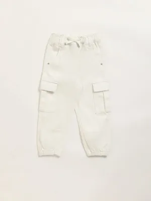 HOP Kids Off-White Cargo Joggers