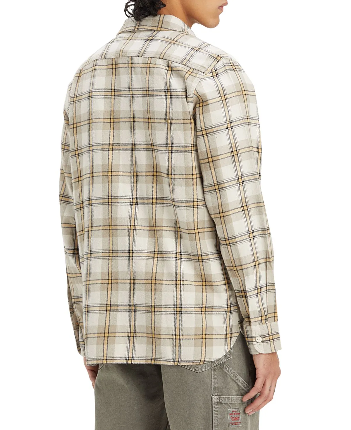 Levi's Men's Checkered Button Down Work Shirt