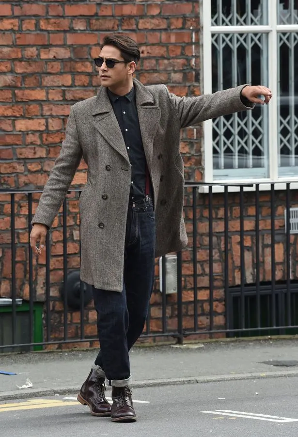 Luke Pasqualino Wool Vibrant Trench Coat