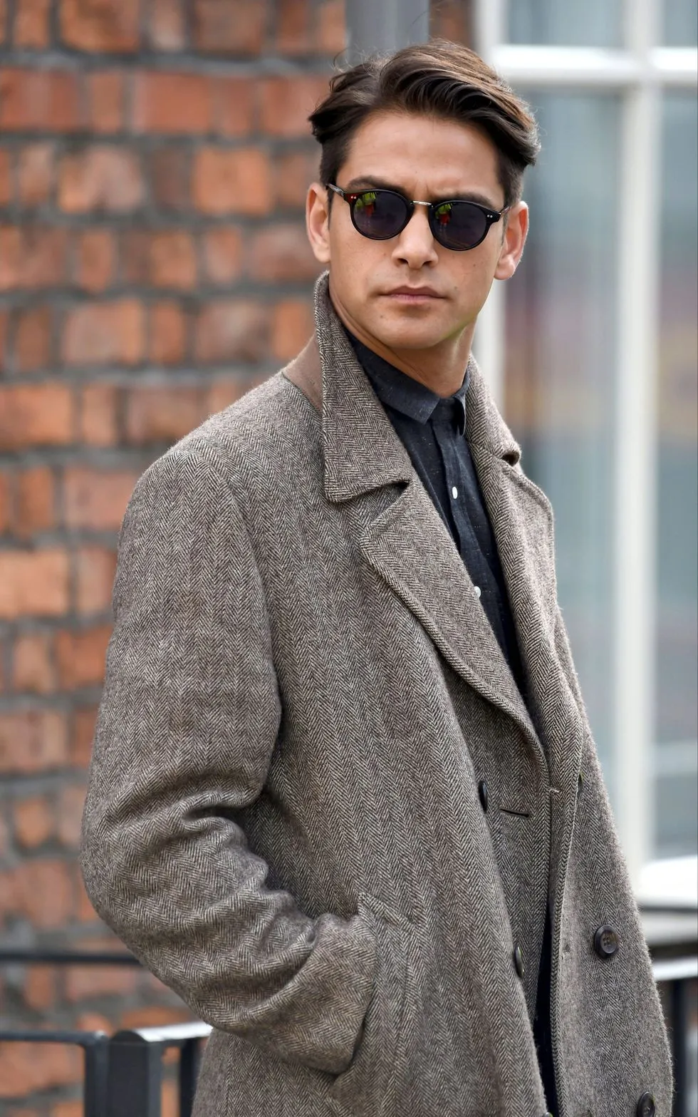 Luke Pasqualino Wool Vibrant Trench Coat