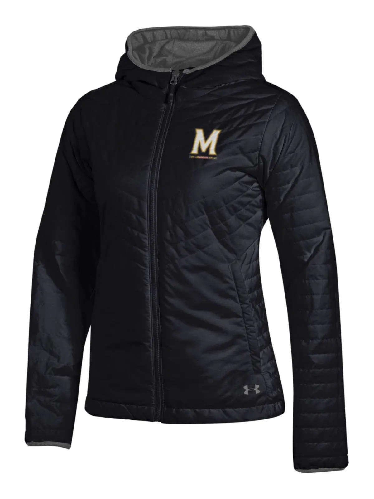 Maryland Terrapins Under Armour WOMEN'S Black Storm Lightweight Puffer Jacket