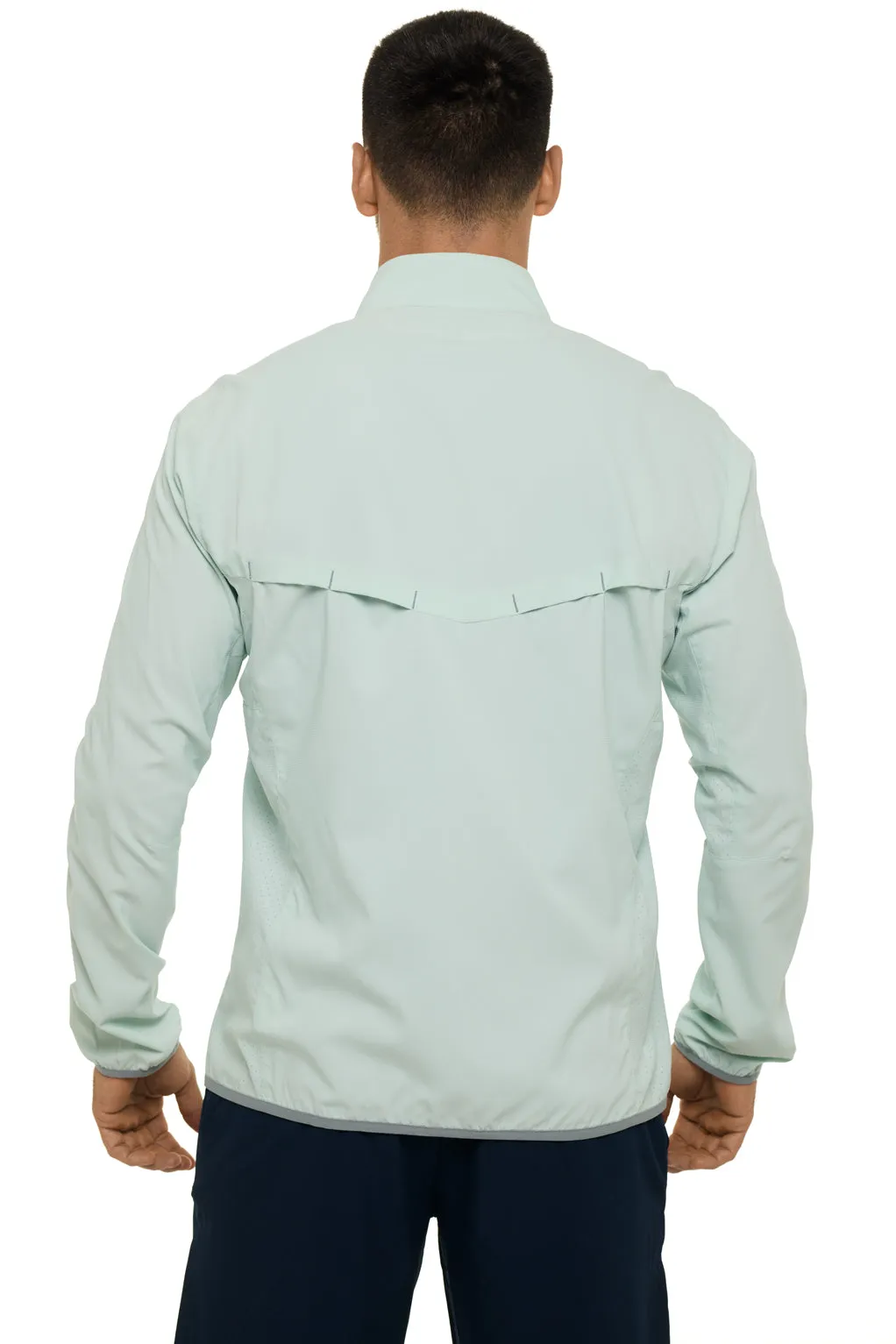 Men's Arcadian Packable Sunblock Jacket  |  Misty Aqua