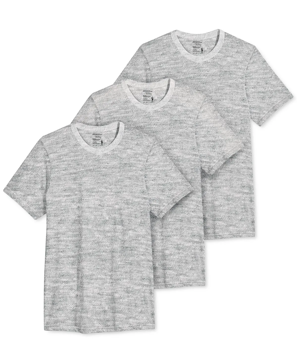 Men's classic collection of T-shirts without labels, 3 pcs. Jockey, multi