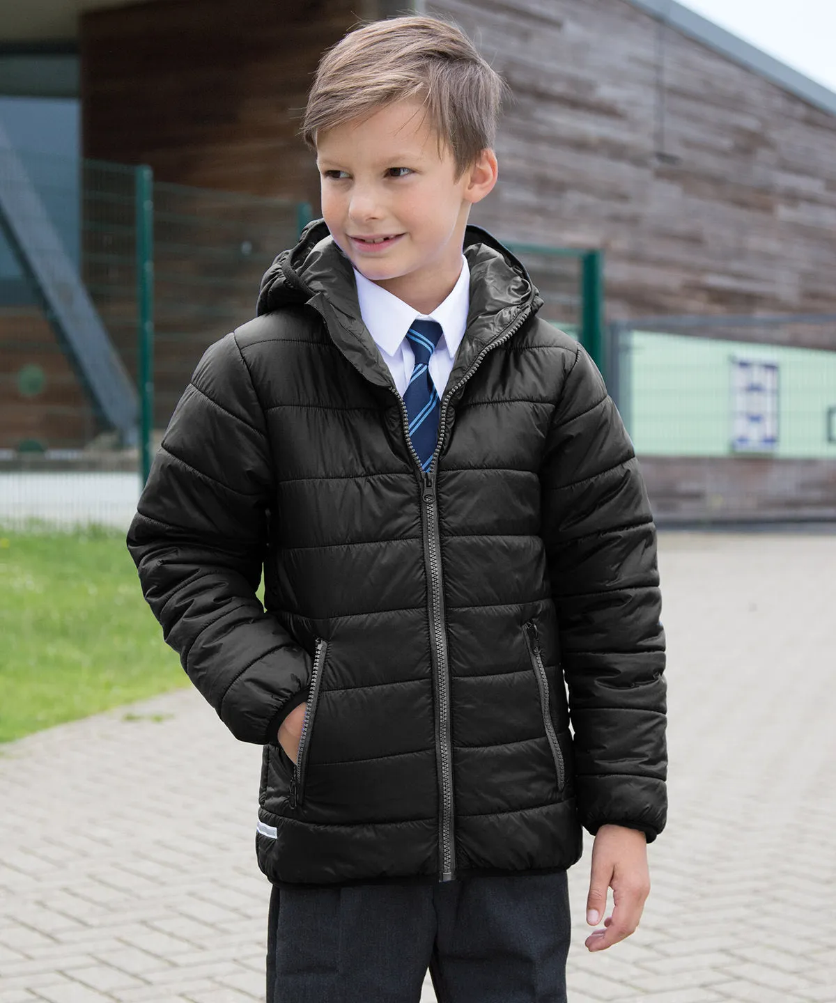 Navy/Royal - Core junior soft padded jacket