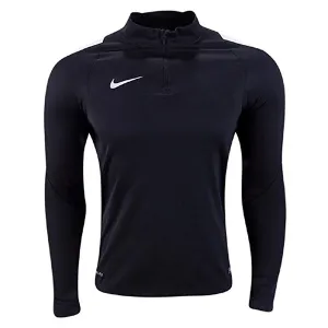 Nike Men's 1/4 Zip Squad 16 Drill Top (Black)