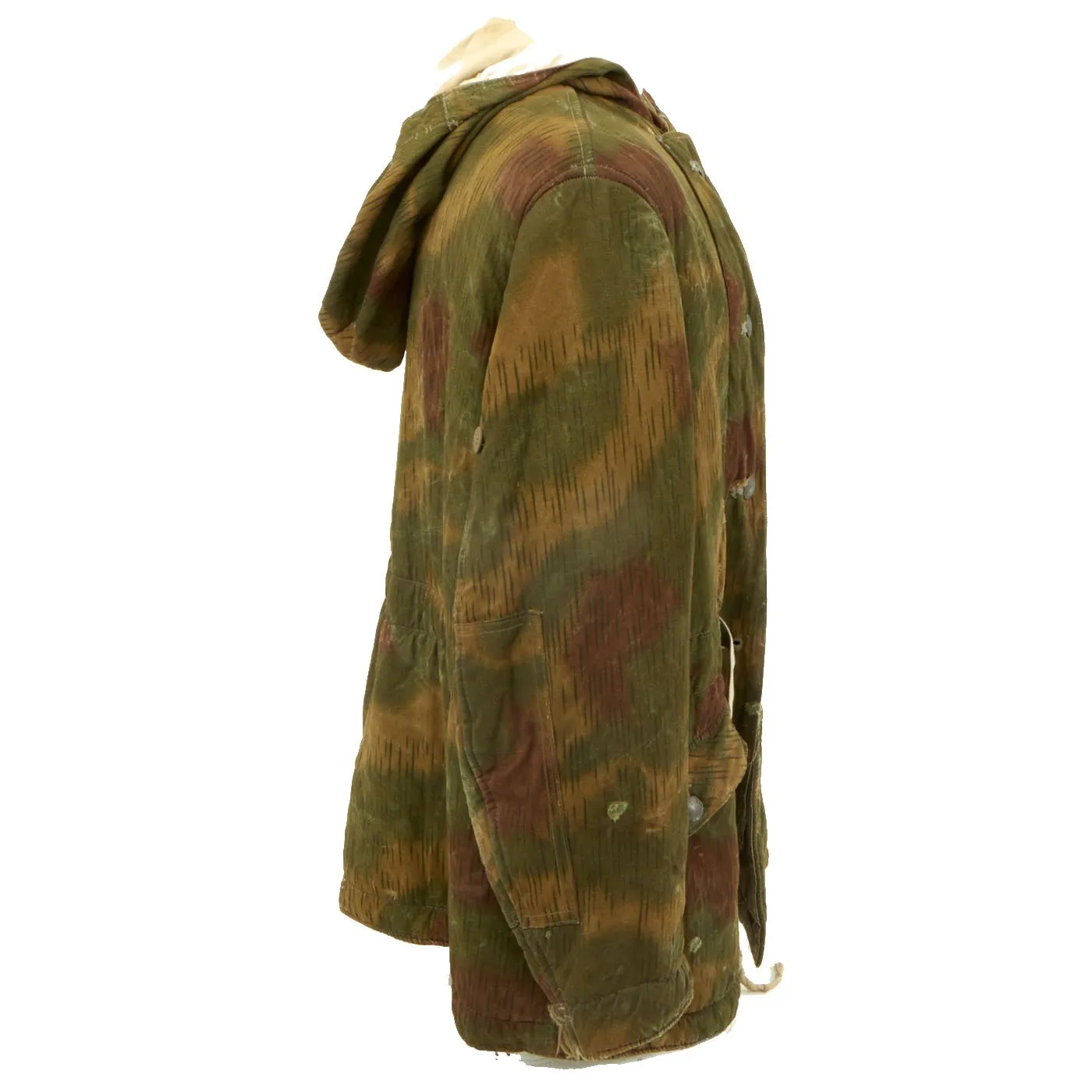 Original German WWII Heer Reversible Winter Tan and Water Camouflage Parka