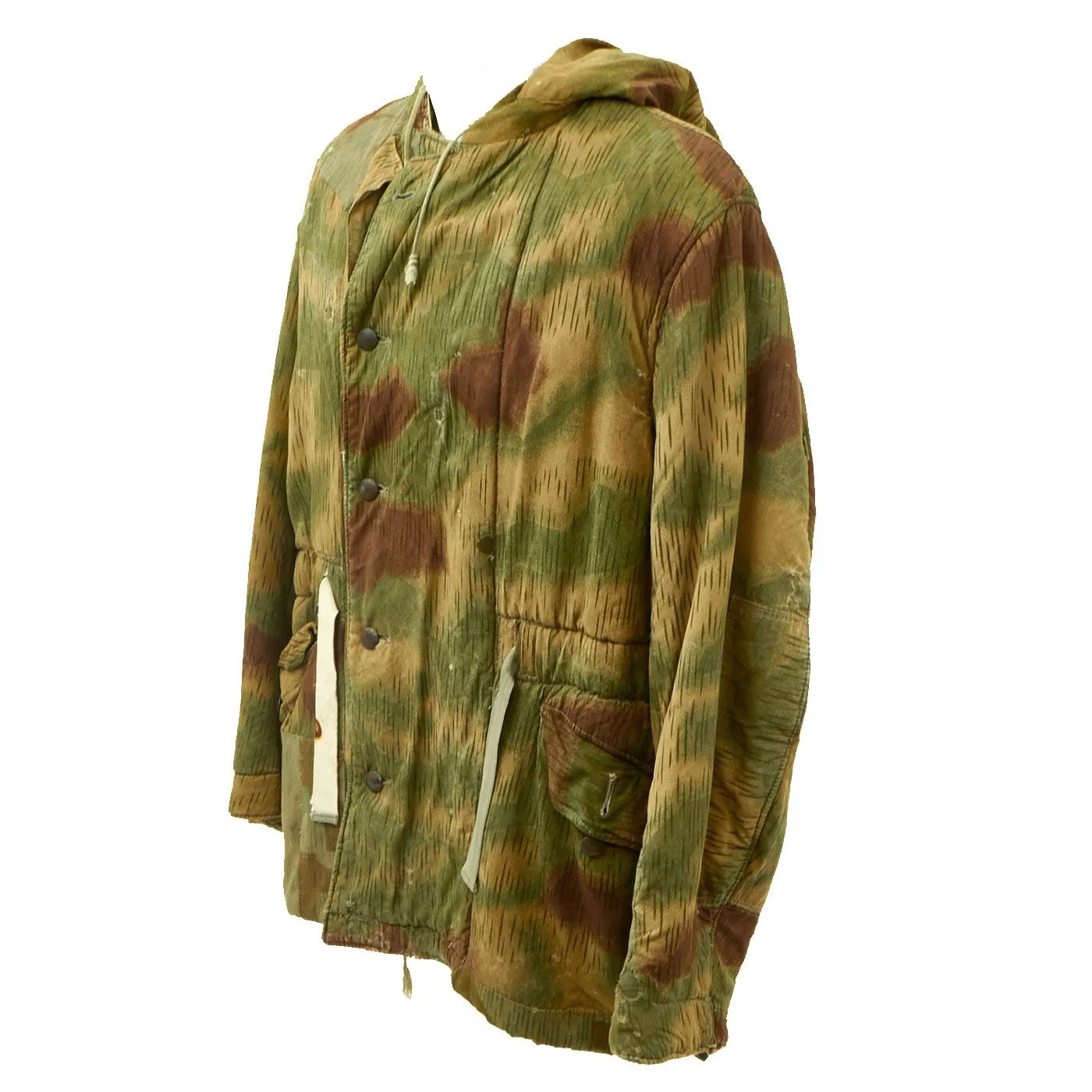 Original German WWII Sumpftarnmuster Tan Water Camouflage Pattern Reversible Winter Parka