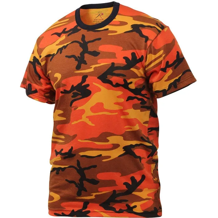 Savage Orange Camouflage - Military T-Shirt