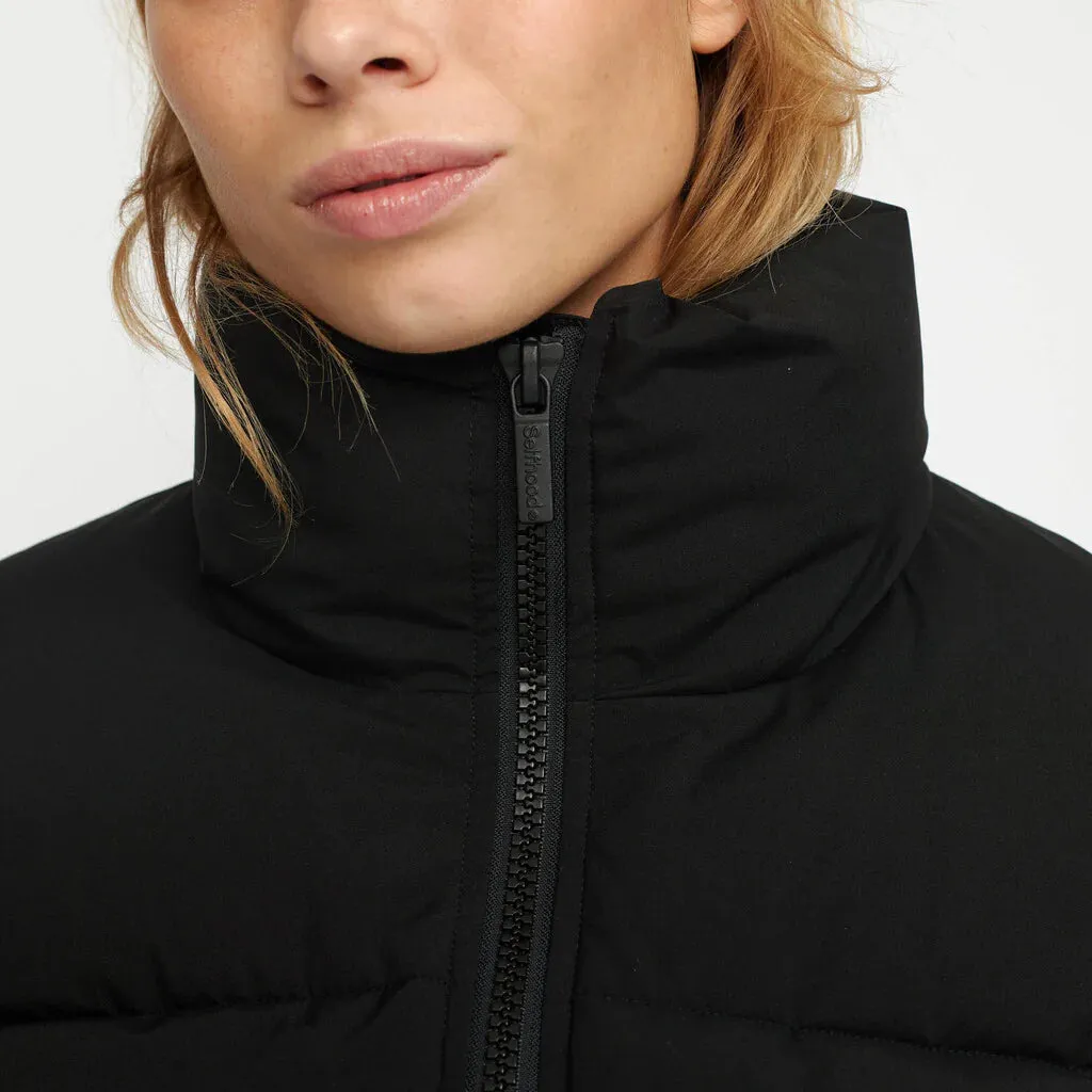 Selfhood Black Short Puffer