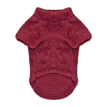 Soft Plush Pullover in Burgundy