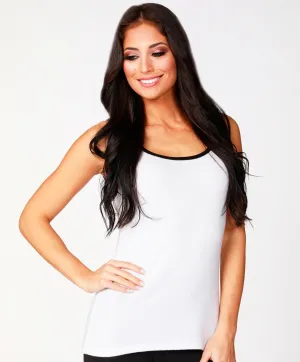 Soft Stretch Contrast Tank