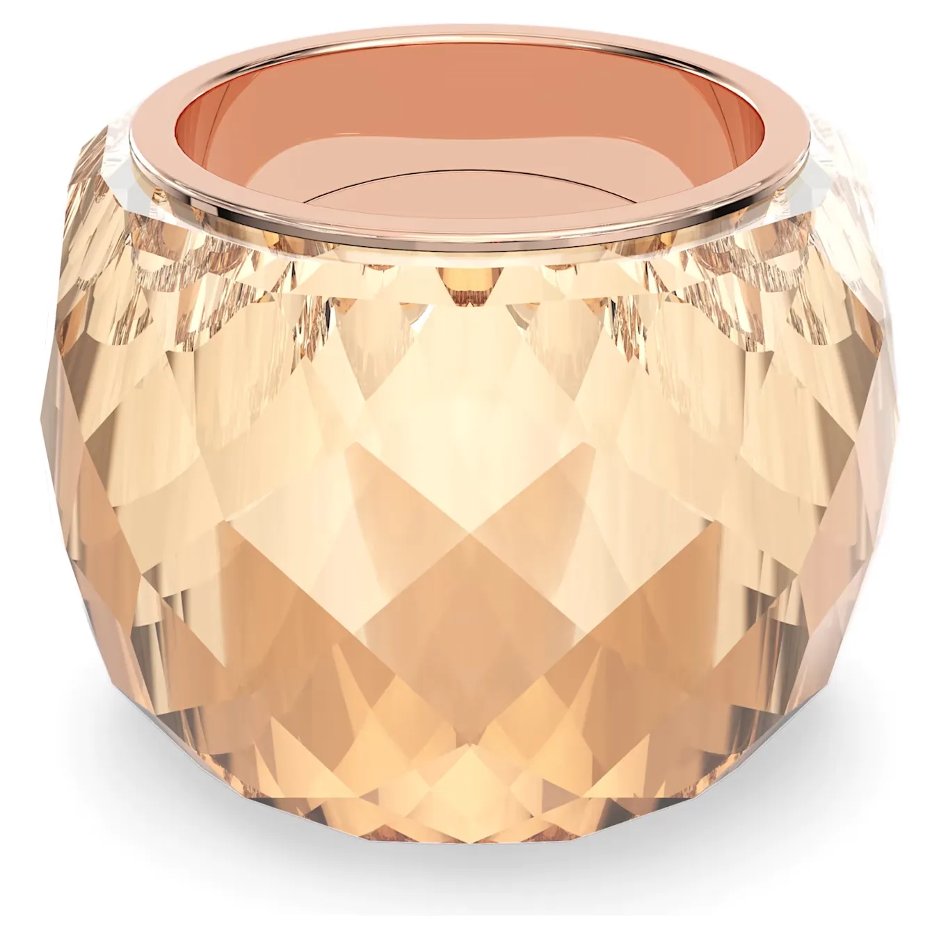 Swarovski Nirvana Ring Gold Tone Rose Gold-Tone Finish