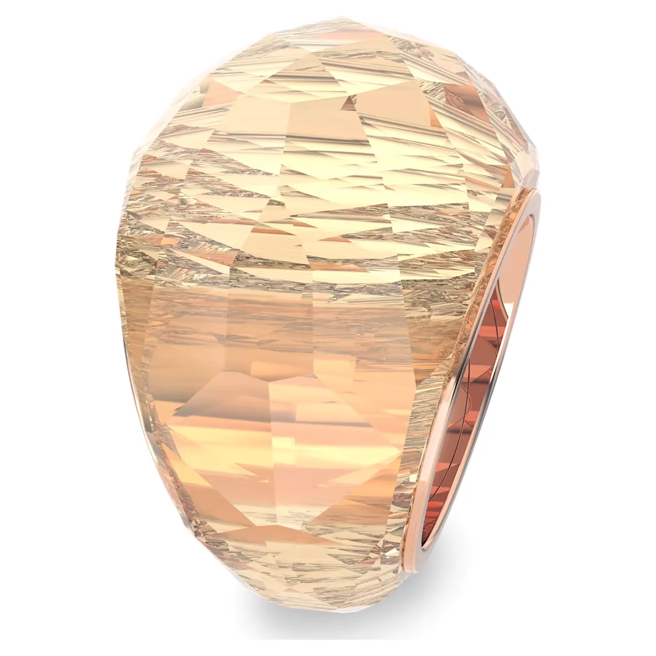 Swarovski Nirvana Ring Gold Tone Rose Gold-Tone Finish