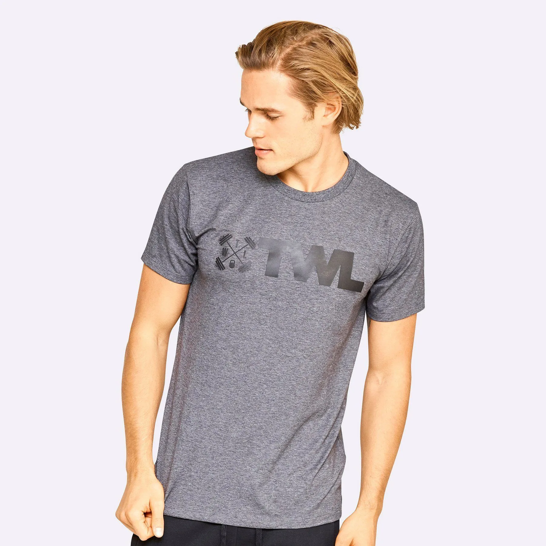 The WOD Life - Men's Classics Flux T-Shirt - Charcoal/Black