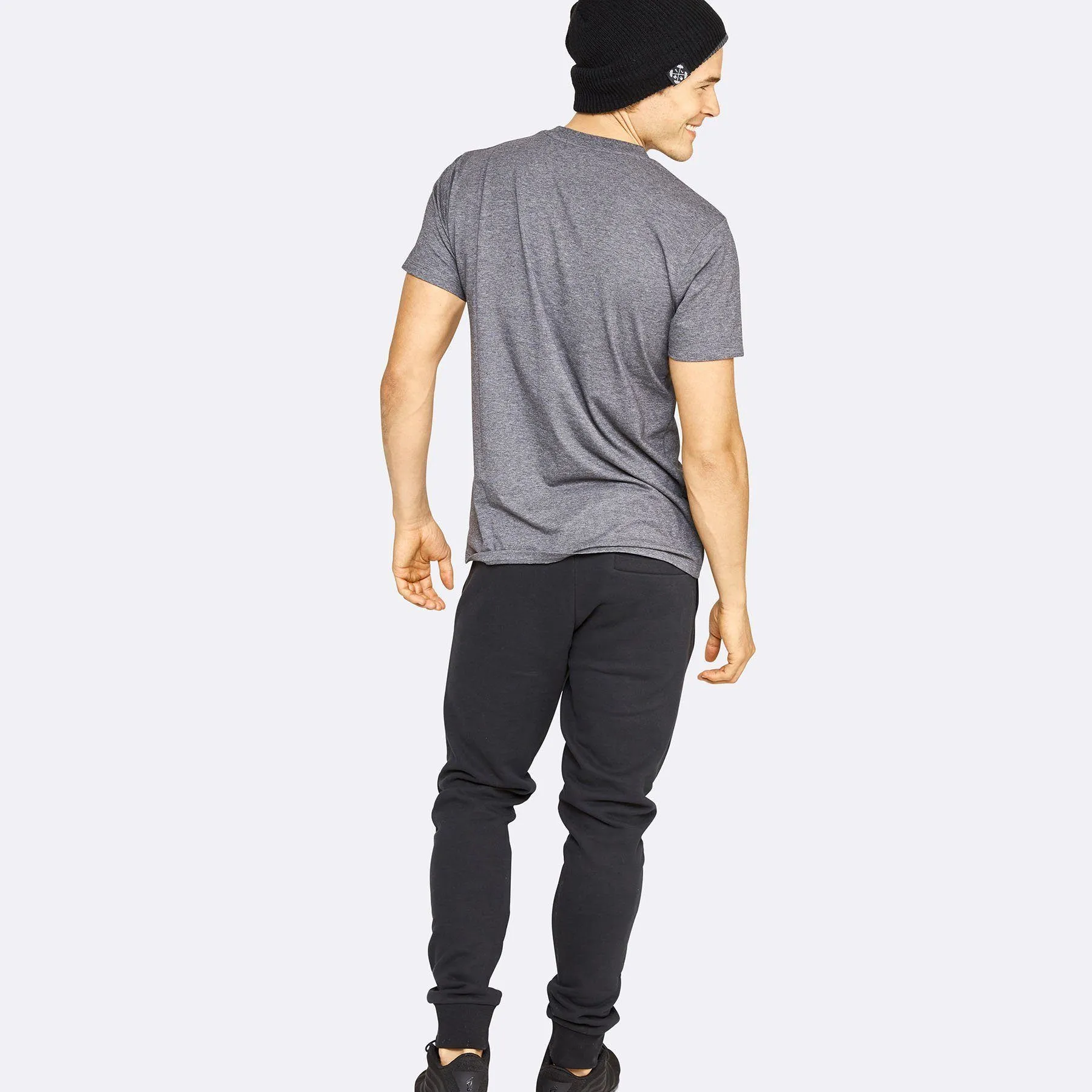 The WOD Life - Men's Classics Flux T-Shirt - Charcoal/Black