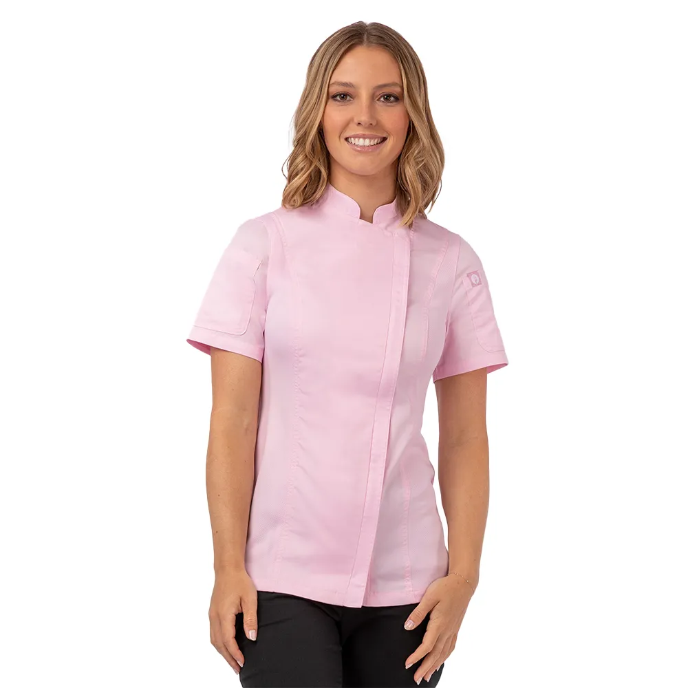 WOMEN NEPAL SPRINGFIELD CHEF COAT - Pink