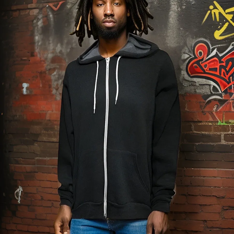 ^ZIP UP HOODIES^ (DARK GREY) (LIGHTWEIGHT)