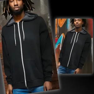 ^ZIP UP HOODIES^ (DARK GREY) (LIGHTWEIGHT)